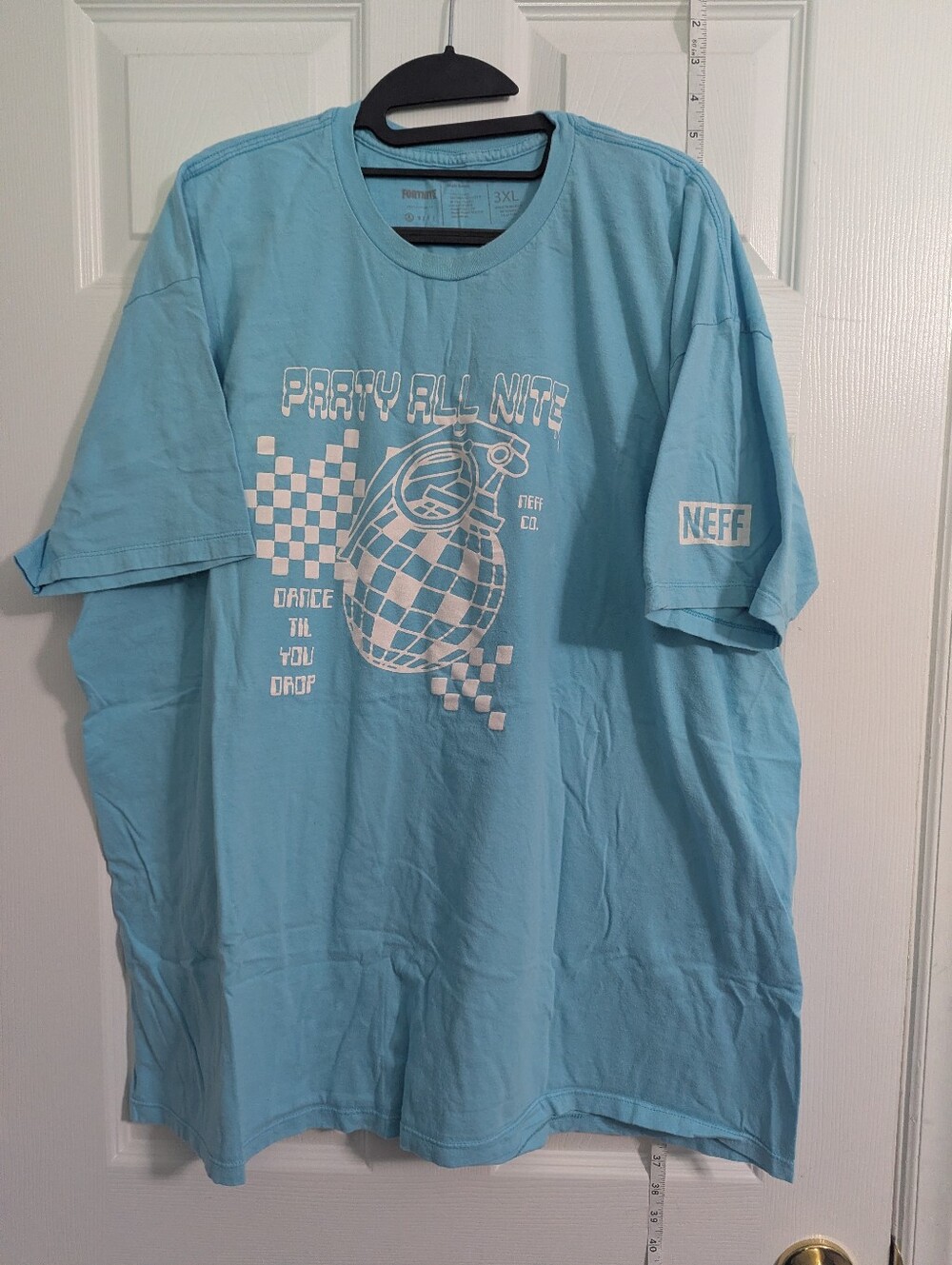 Neff Light Blue Fortnite Graphic Tee